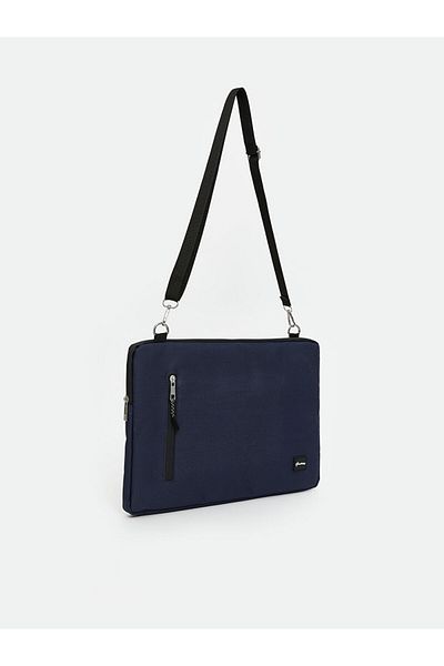 LC Waikiki Women's Laptop Bag with Navy Blue Shoulder Strap