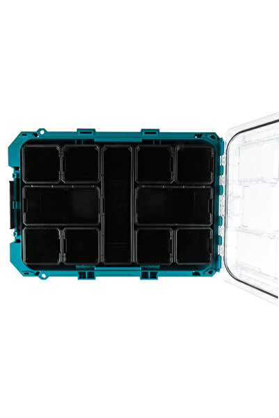 Makita Maktrak Modular Storage Deep Medium Tool Organizer Box 6.41 x 22.11 x 15.22 Inch