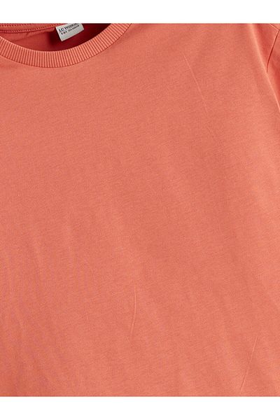 LC Waikiki New Season Crew Neck Basic Boy's T-Shirt - S5Nl74Z4