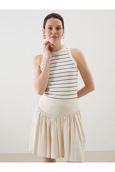 LC Waikiki Crew Neck Striped Women's Athlete