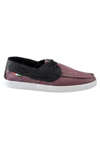 THEICONIC Men's Moccasins, Faded Purple, Made of Textile
