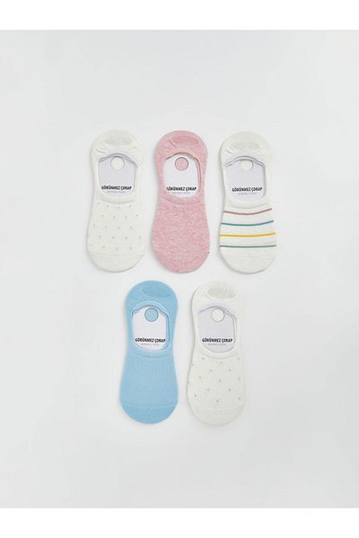 LC Waikiki Нови дамски чорапи с шарки, 5 броя - S5EH26Z8