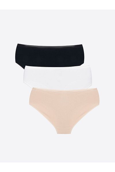 LC Waikiki New Season Duz Hipster Panties 3 Pack - S45457Z8