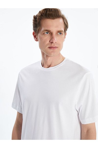 LC Waikiki Νέα σεζόν DRY TOUCH Crew Neck Ανδρικό Tisort από βαμβακερό χτενισμένο - S5M451Z8