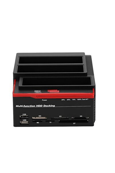 OEM Docking Station with 3 HDD, SATA and IDE, card reader, USB 3.0