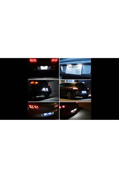 AUTOREY Canbus LED Number Lamp Set VW Golf 4 / 5 / 6 / 7 EOS Passat B6 / B7 Passat CC Polo Lupo Seat