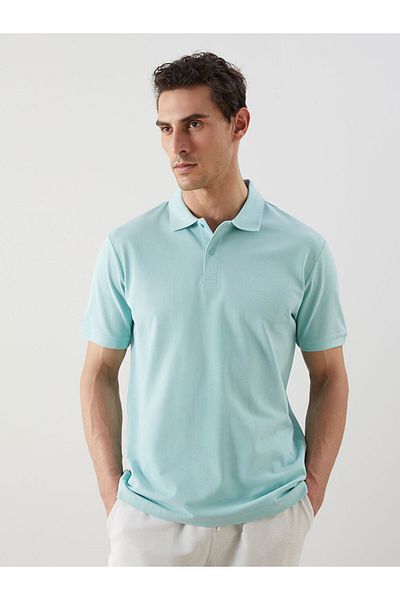 LC Waikiki New Season Polo Neck Short Sleeve Pique Men's T-Shirt - S52213Z8