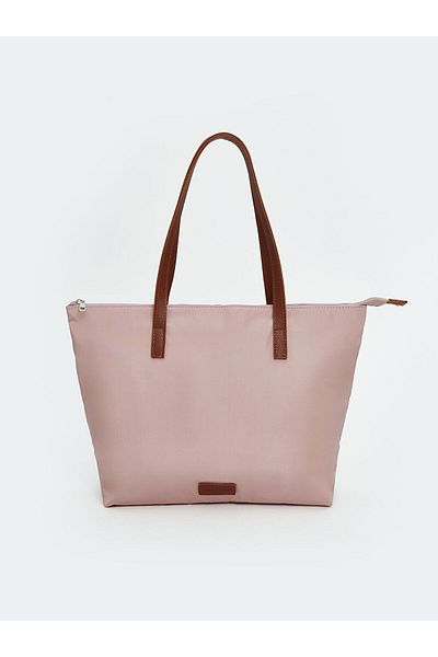 LC Waikiki Pink Leather Look Women's Shoulder Bag