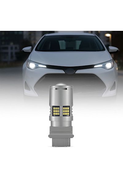 AUTOREY LED Car Bulb T20 7440 White Color 6000K for Position or DRL daytime running lights CANBUS
