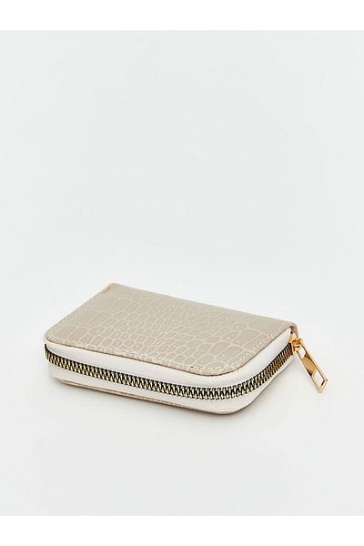 LC Waikiki New Season Leather Look Crocodile Patterned Women's Wallet - S5Ld28Z8