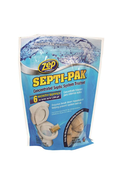 Zep سيبتي باك - مُعالج مركز سريع المفعول لأنظمة الصرف الصحي - ١٢ أونصة