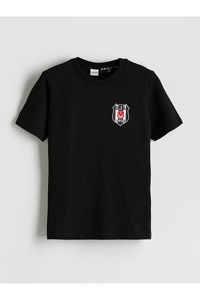 LC Waikiki Crew Neck Printed Boy's T-Shirt