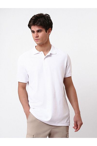 LC Waikiki Ανδρικό μπλουζάκι με κοντό μανίκι Polo Neck New Season - S52213Z8