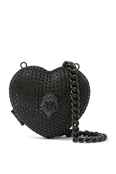 Kurt Geiger Micro Heart Clutch Bag, Kalp Şekilli Mini Zincirli Çanta Tek Boy ...