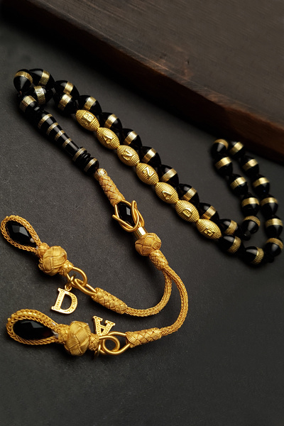 EHİNOS Sertifikalı Gümüş Kazaz Püskül Sarmal Kuka Tesbih, İsimli Tesbih