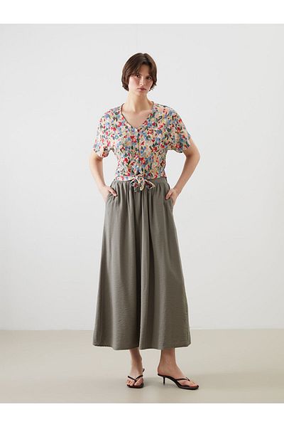 LC Waikiki New Season Elastic Waist Skirt - S5Kl08Z8