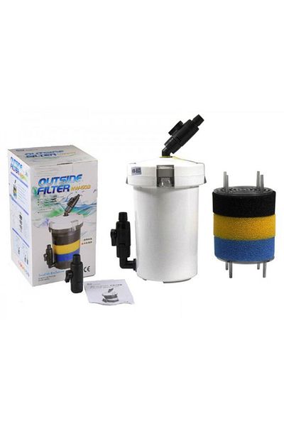 SunSun External prefilter, Sunsun HW-602, 1400 l/h, 140 x 140 x 255 mm, 1.5 L