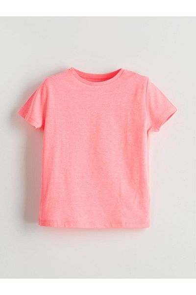 LC Waikiki New Season Crew Neck Girl's Tisort 2 τεμαχίων - S5CL82Z4