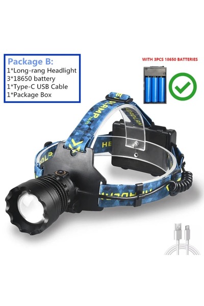 Choice1 مجموعة PJ-Package B - مصباح أمامي قوي بأربعة مصابيح LED، مصباح أمامي ...