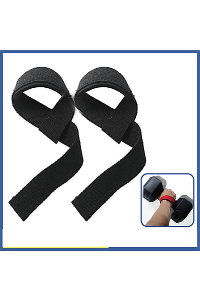 Choice Black 1Pair Non-slip Strap Gym Dumbbell Workout Weights Lifting Straps Crossfit Fitness Equipment Wr