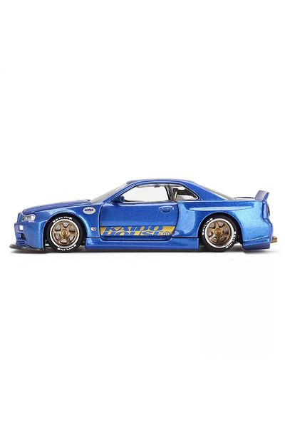 alpmodel Mini Gt 1/64 Kaidohouse X Minigt Nissan Skyline Gt-R (R34) Kaido Works V2 Aero Shinjuku V2