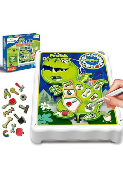 rexa لعبة لوحة تشغيل الديناصورات الإلكترونية للأطفال، نشاط ألعاب عائلية داخلية