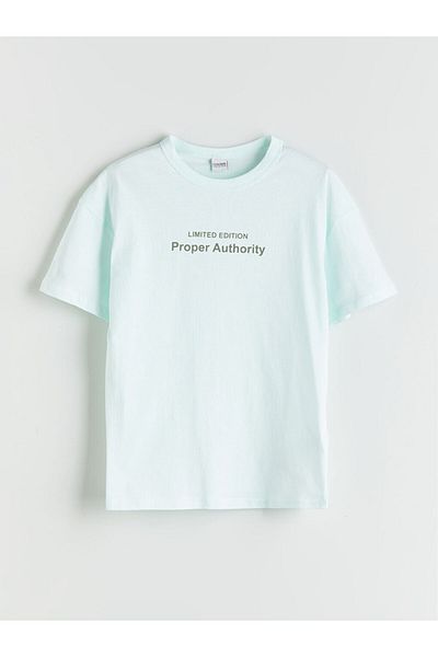 LC Waikiki Νέα σεζόν Crew Neck Boy's Tisort - S5LU77Z4
