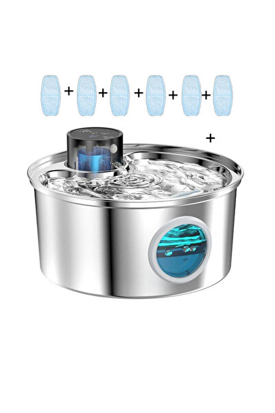 Choice 3L Plus 6 chips 3.2L Recharge 5V USB Cat Water Fountain Automatic Sens...