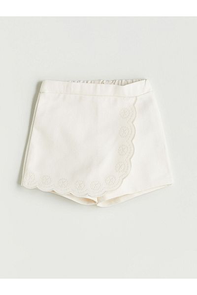 LC Waikiki New Season Elastic Waist Nakisli Girl's Short Skirt - S5As10Z1
