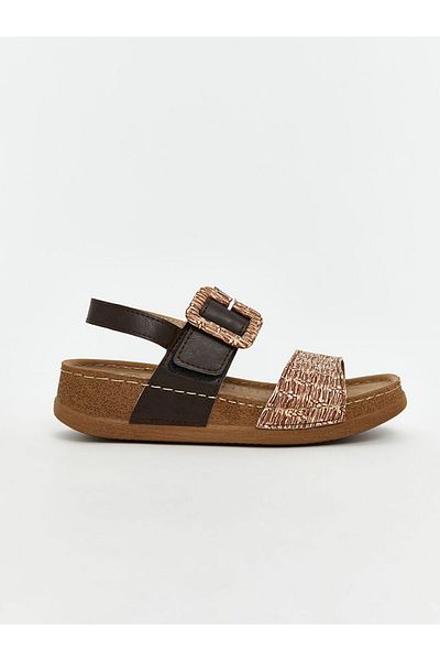 LC Waikiki New Season Leather Look Women's Sandals - S5Jc83Z8