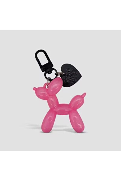 choice2 سلسلة مفاتيح على شكل كلب بالون من طراز Y2K موديل 05 للفتيات، سلسلة مفاتيح على شكل كلب بالون من طراز Sweet Ins، مشبك مفاتيح على شكل سلسلة هاتف