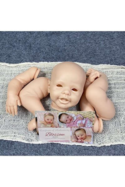 Choice مجموعة دمى العيون الزرقاء غير المطلية، مجموعة جديدة من دمى ريبورن مقاس...