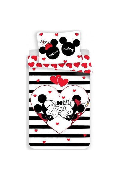 Disney Bedding set, cotton, Mickey & Minnie amour