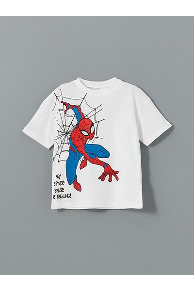 LC Waikiki New Season Spider-Man Printed Boys' T-Shirt 2-Piece - S5Fy94Z1