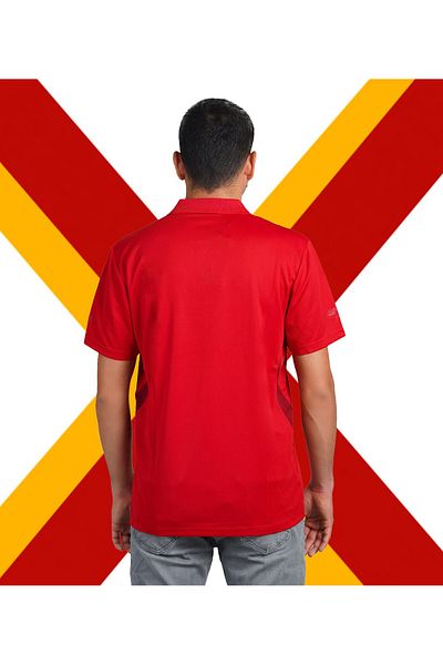 Galatasaray Licensed 5 Star Red Polo Neck Jersey