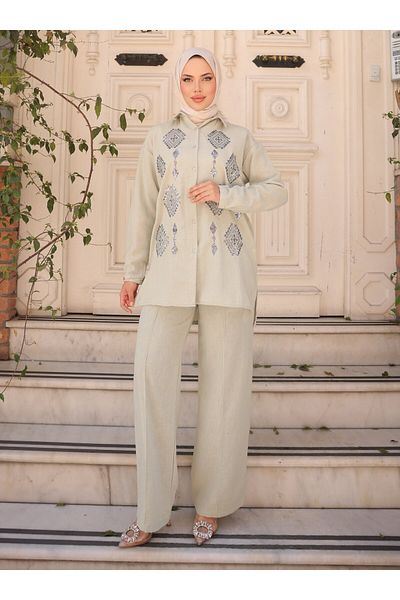 SAHRA BUTİK Team - green - sahra boutique