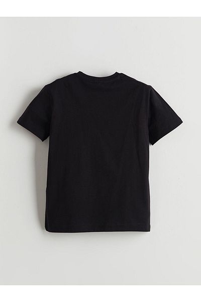 LC Waikiki Tricou pentru băiat cu imprimeu cu gât crew de sezon nou - S5I412Z4