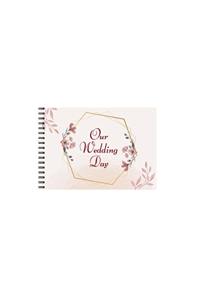 OEM Set Album foto / GuestBook pentru botez, A4 landscape, pix si dubluadeziv...