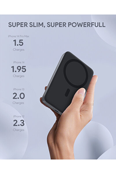 AUKEY 10000mAh MagSafe power bank with 30W PD