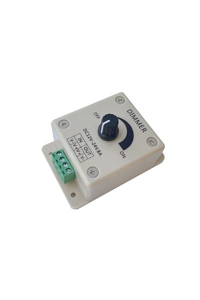 Choice 12-24V LED Dimmer Switch 12-24V Voltage Regulator 8A Adjustable Controller Light Power Supply for LE