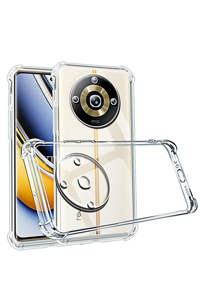 Choice غلاف هاتف مقاوم للصدمات لهاتف Realme 11Pro Plus من السيليكون الشفاف ال...