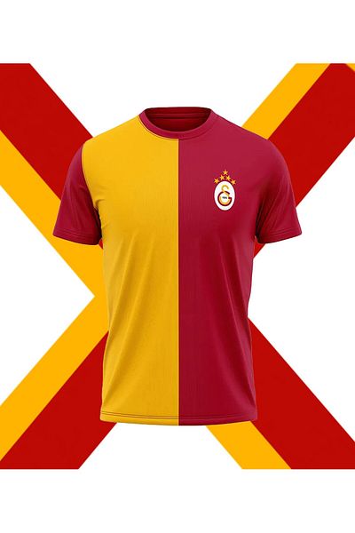Galatasaray Licensed 5 Star Cotton Jersey T-Shirt