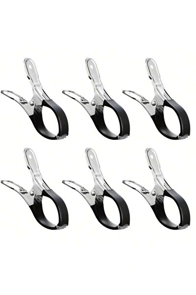 Choice1 Black 6pcs 6 Pieces Durable Stainless Steel Pool Cover Clips with Blu...