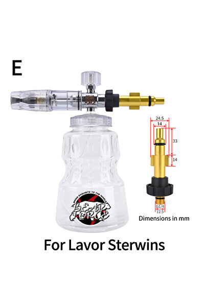 Choice10 جهاز صنع رغوة غسيل السيارات من الألومنيوم من لافور ستيروينز، مناسب ل...