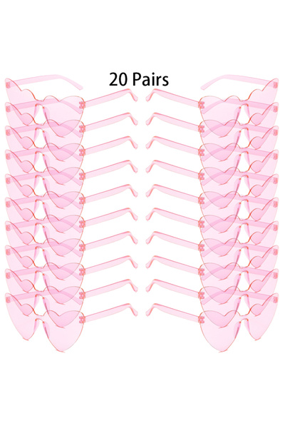 Choice as picture shows 20 Pairs pink 16/20 Pairs Cute Heart Shaped Sunglasse...