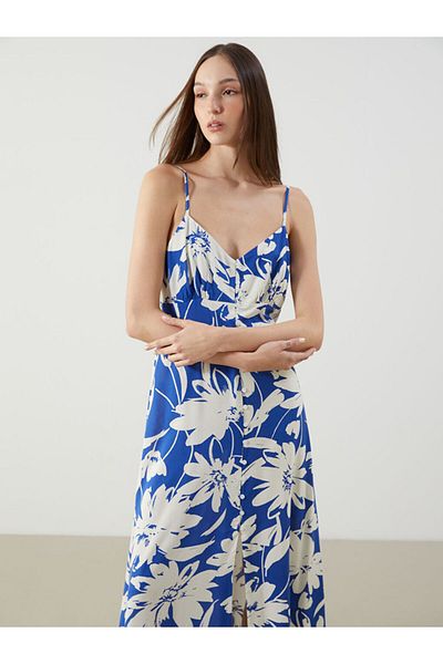LC Waikiki Rochie florală cu decolteu în V sezon nou - S5MT81Z8
