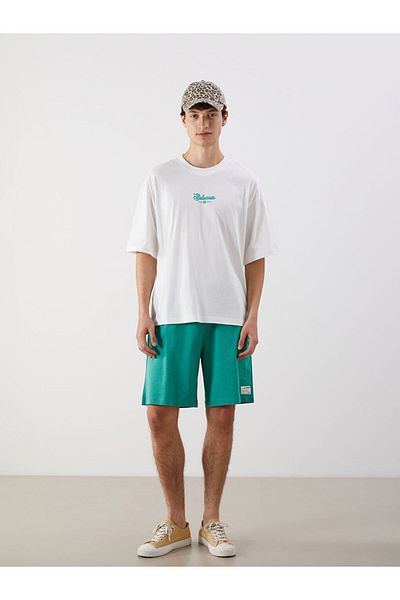 LC Waikiki New Season Crew Neck Printed Combed Cotton Men's T-Shirt - S5Qn82Z8