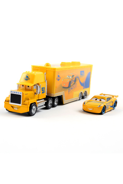 Choice3 3 Disney Pixar Cars And Trucks Toy Set The King Cruz Lightning Mcqueen Mike Uncle 1/43 Diecast Mode.