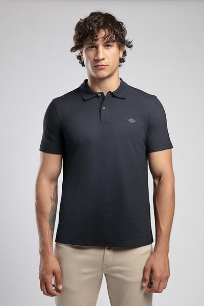 Lee Cooper Ανδρικό μπλουζάκι με γιακά πόλο Resao Navy Blue