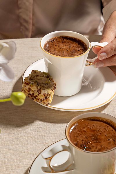 Nehir Laura 6-Person 12-Piece Porcelain Coffee Cup Set